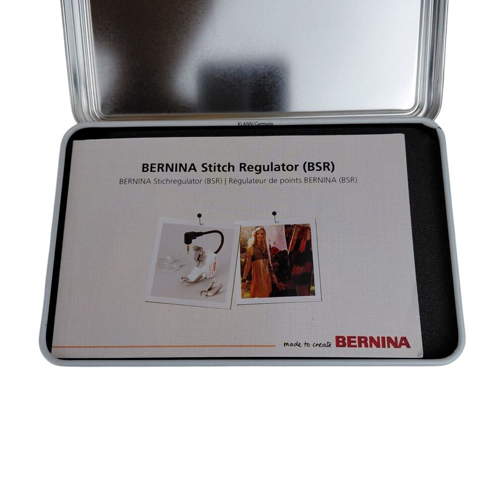 Bernina BSR Stitch Regulator Foot with Tin Instruction Book New - Picture 5 of 8